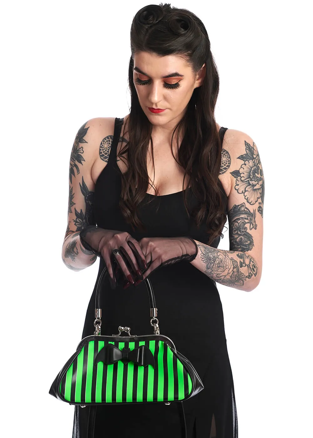 Banned Green Stripe Mystery Bag - Night of Mystery Stripes