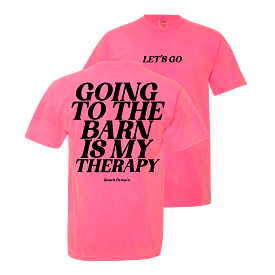 Barn Therapy Neon Pink T-Shirt