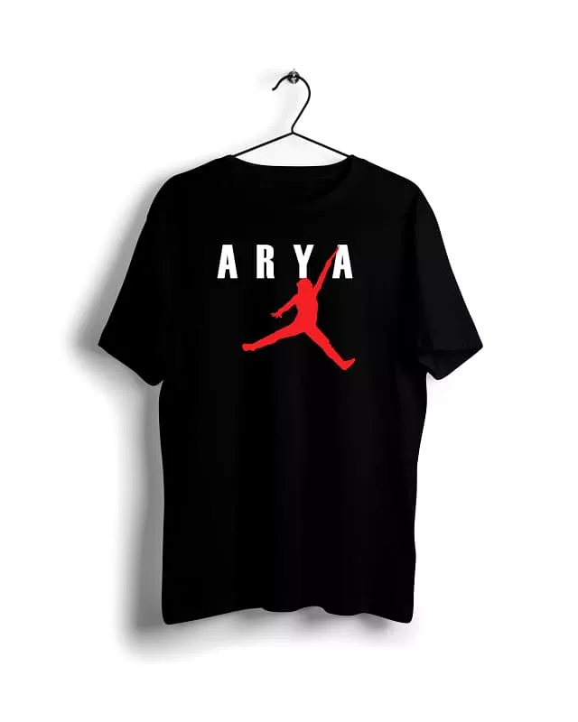 Basic Black T-Shirt - Air Arya - Digital Graphics