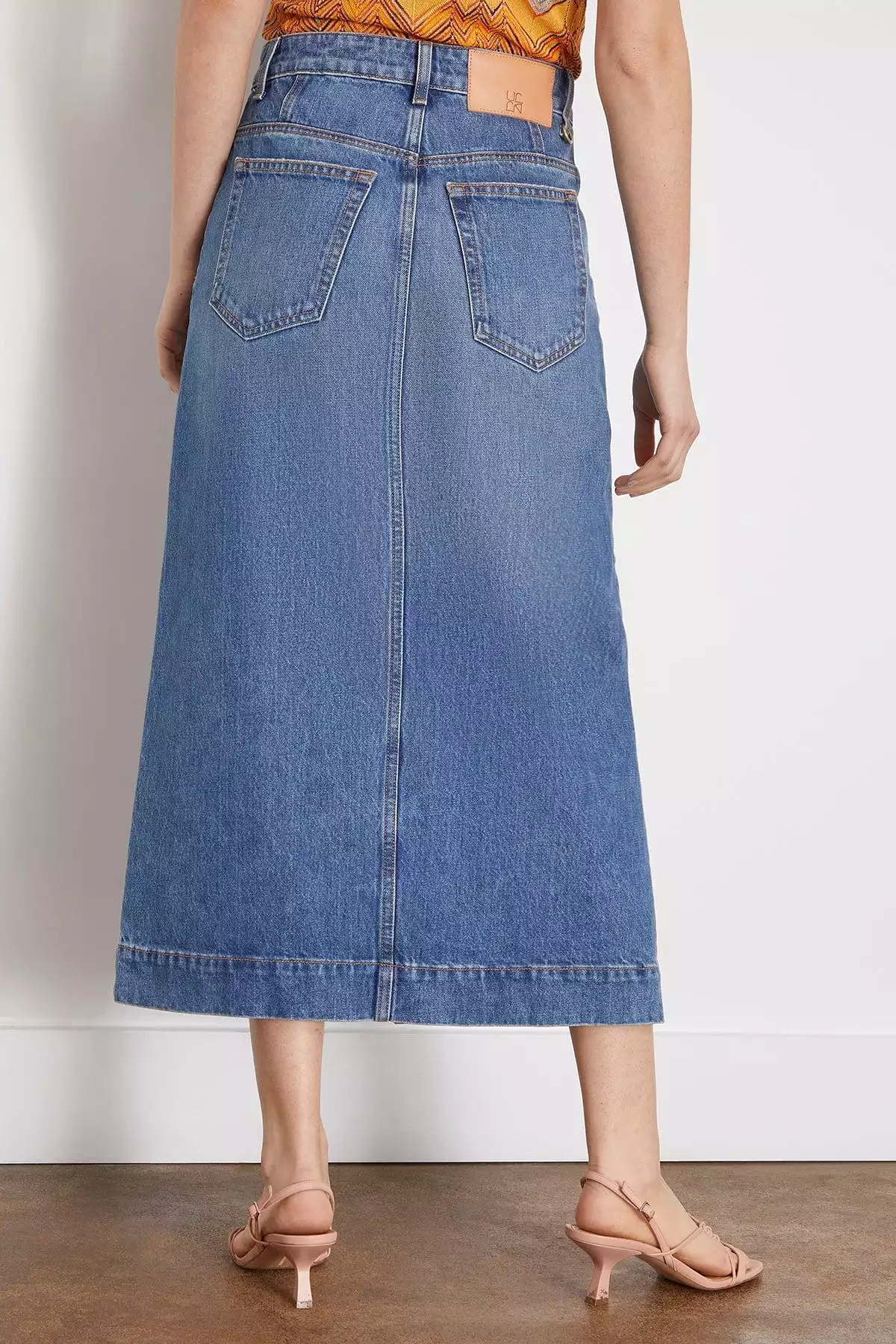 Bea Skirt - Danube Medium Indigo Wash