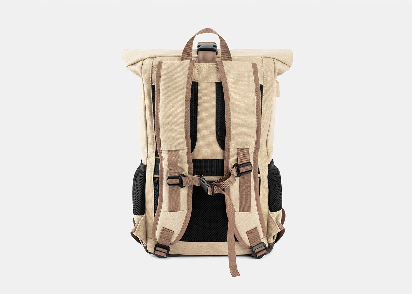 Beige and Green Everyday Backpack