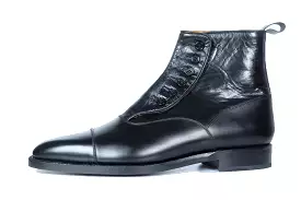 Bellevue black calf black soft calf LPB last single leather sole