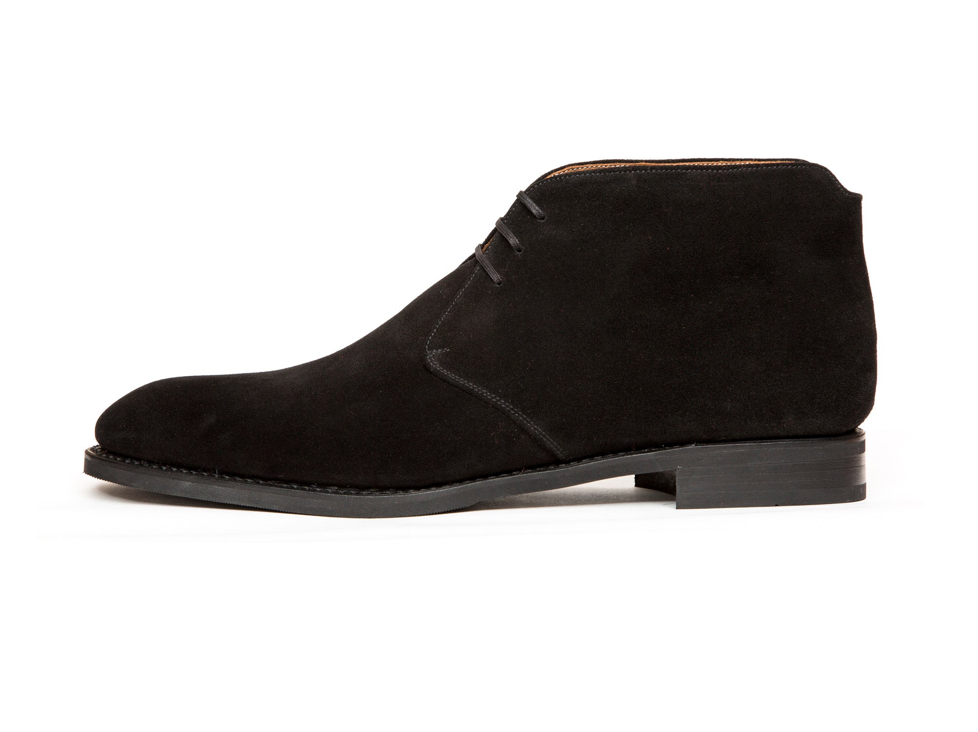 Black Suede Ballard MTO Shoes - NGT Last - Single Leather Sole - Order Now!