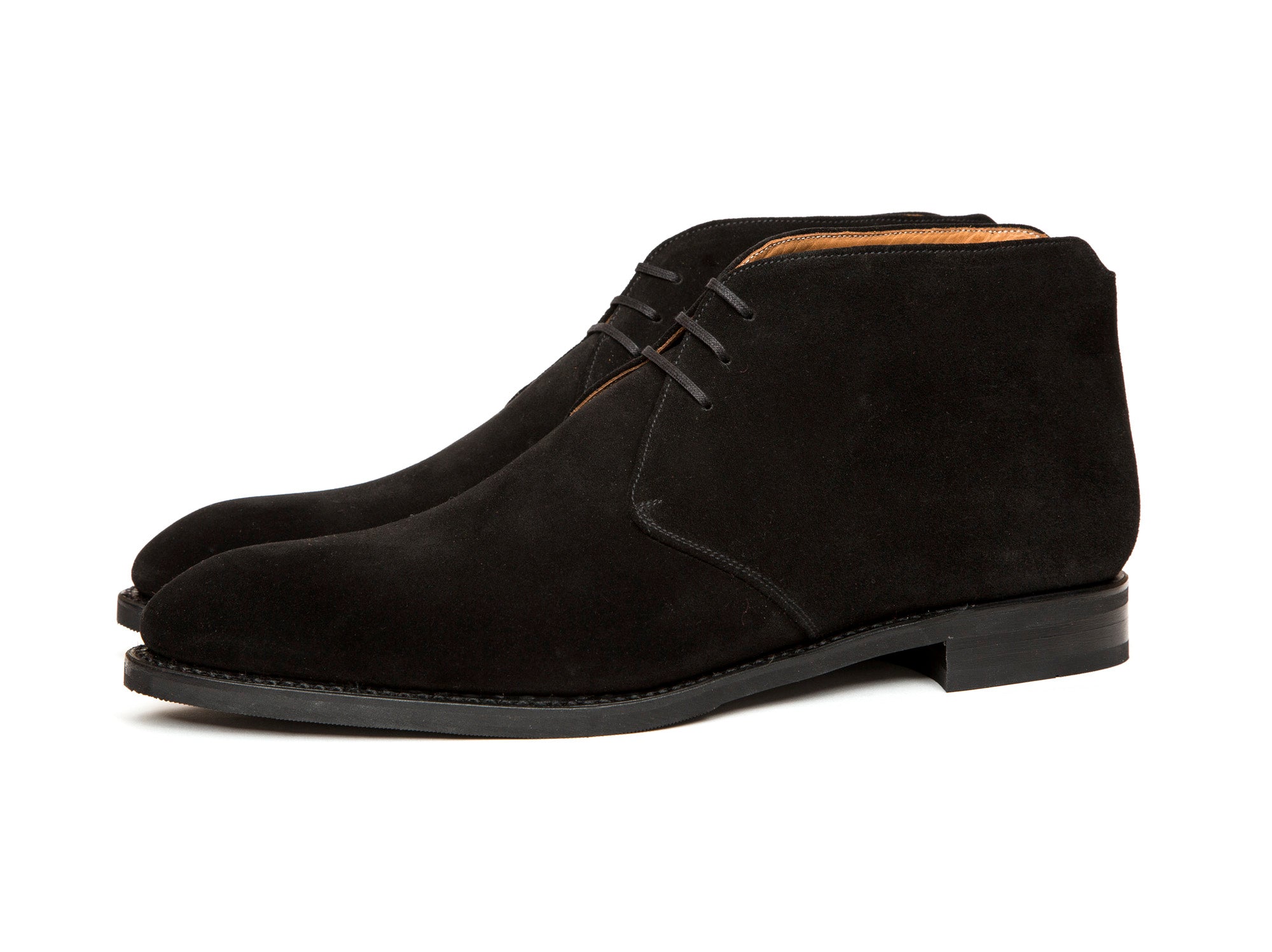 Black Suede Ballard MTO Shoes - NGT Last - Single Leather Sole - Order Now!