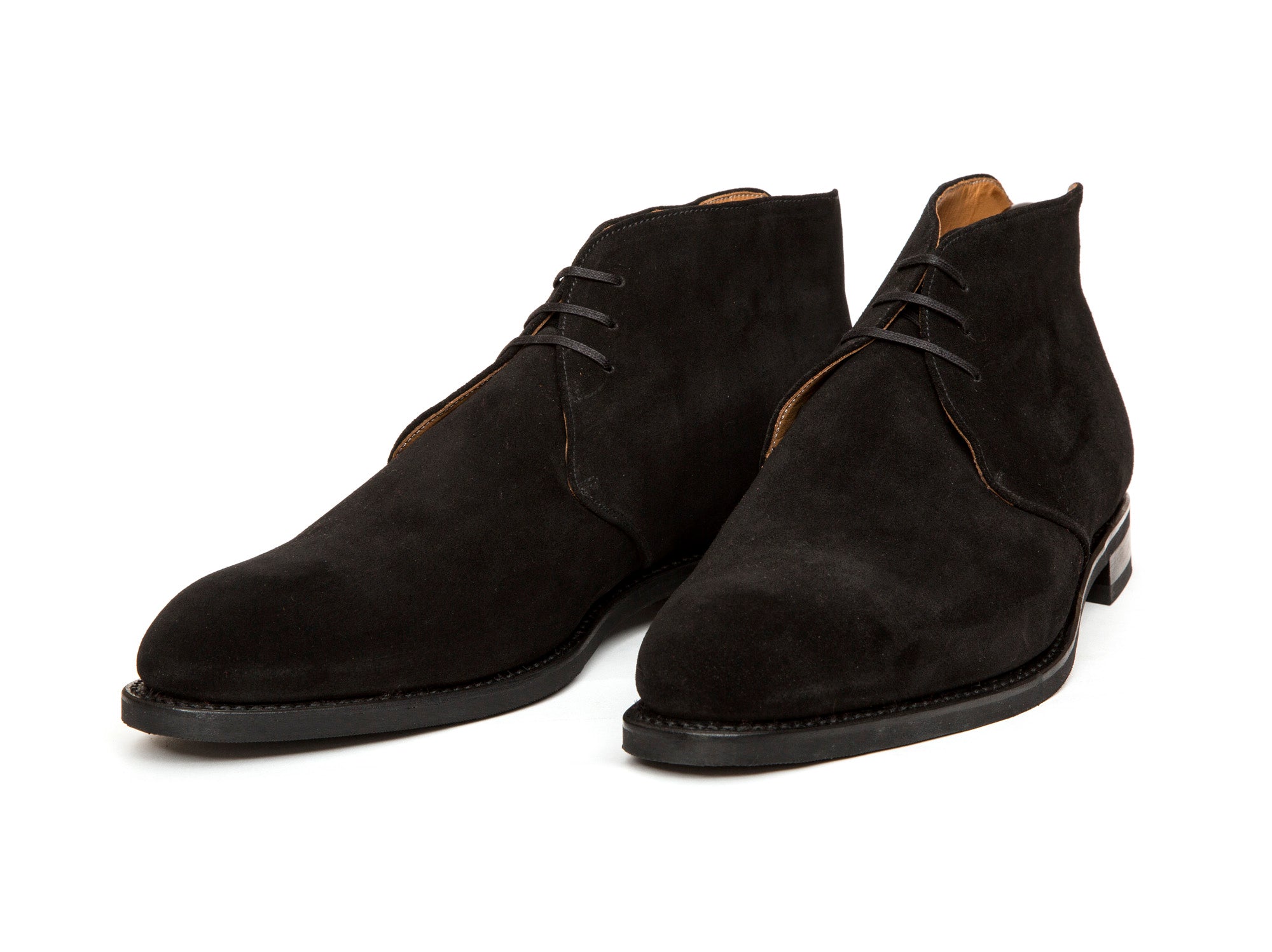 Black Suede Ballard MTO Shoes - NGT Last - Single Leather Sole - Order Now!