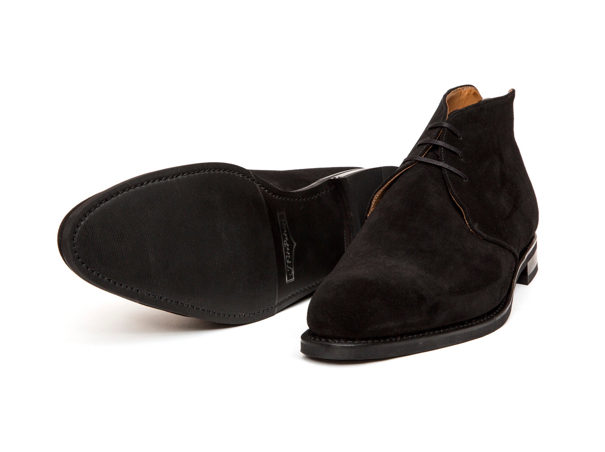 Black Suede Ballard MTO Shoes - NGT Last - Single Leather Sole - Order Now!