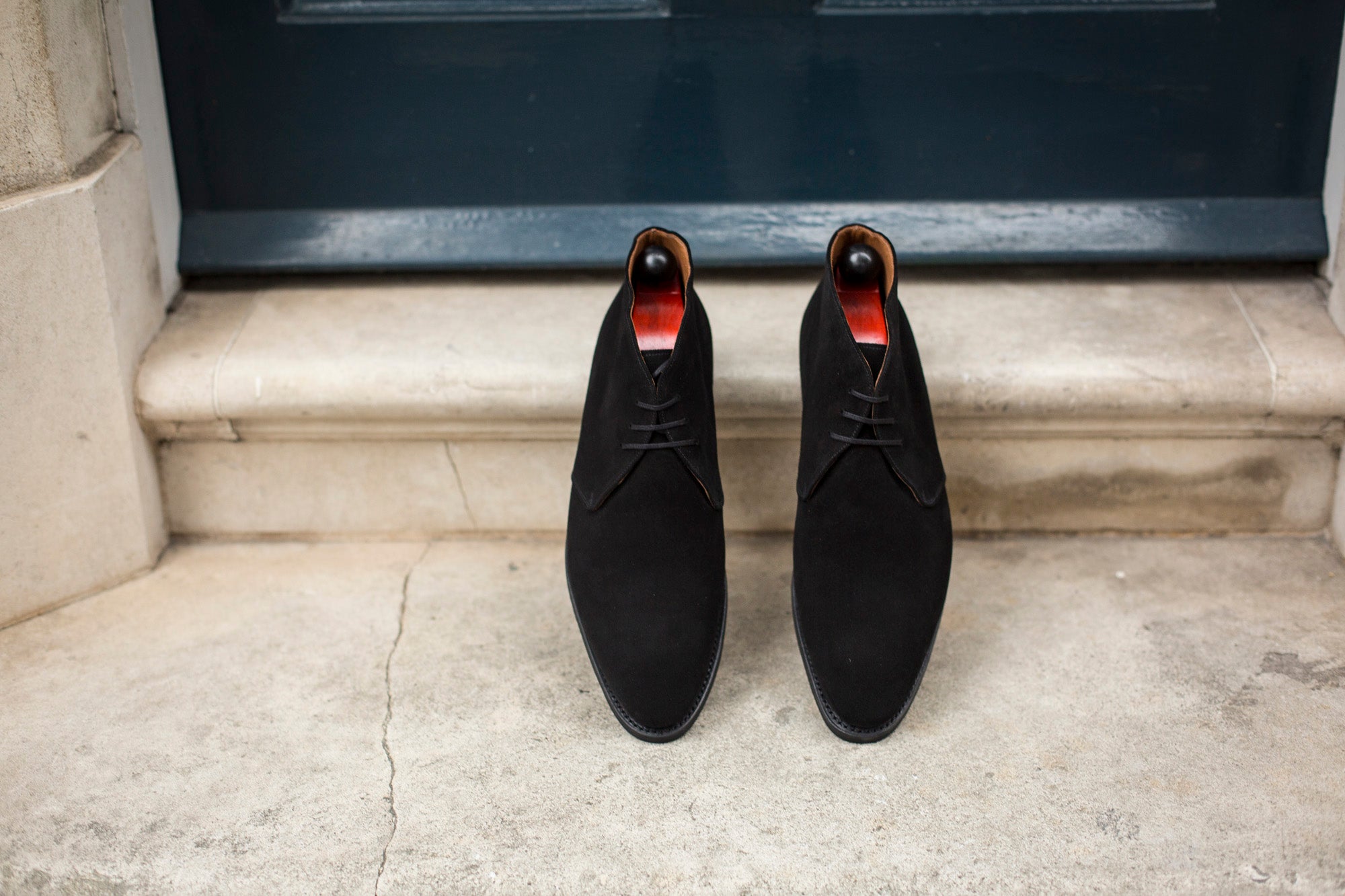 Black Suede Ballard MTO Shoes - NGT Last - Single Leather Sole - Order Now!