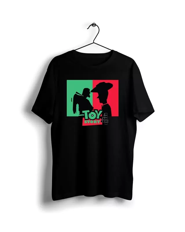 Black Toy Story 4 T-shirt - Digital Graphics - Basic