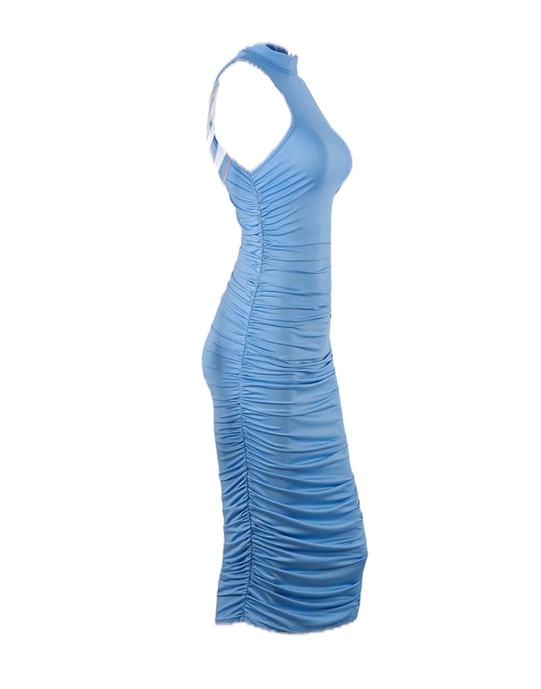 Blue Bodycon Dress