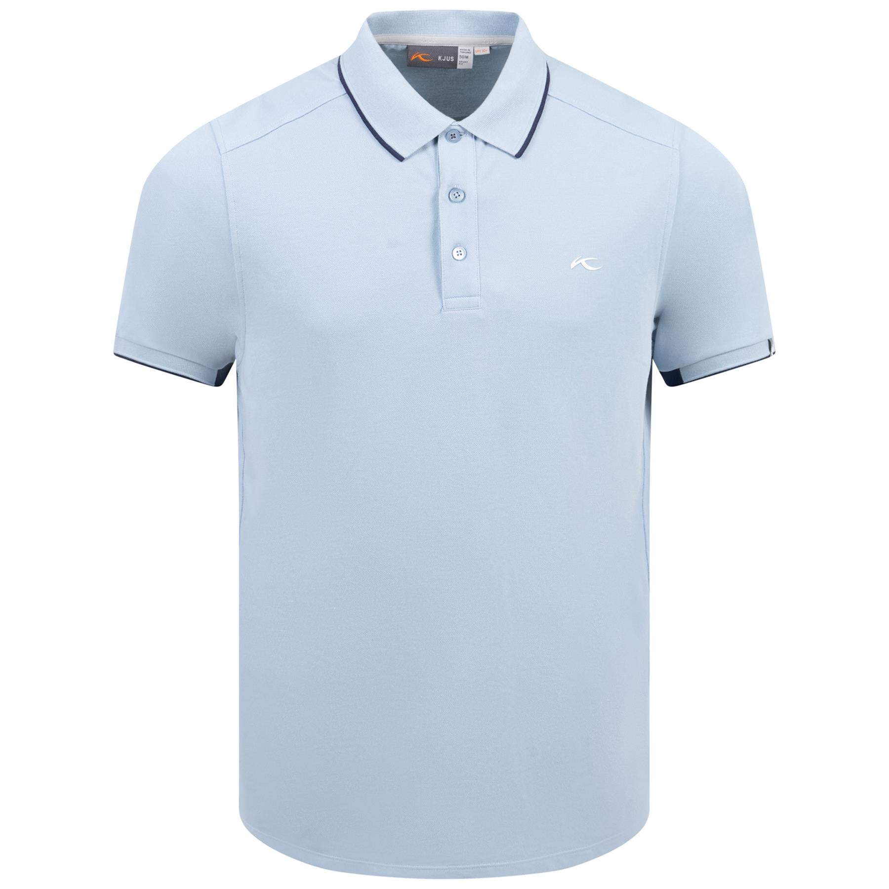 Blue Fog Polo from the SS24 Stan Tour Logo Collection