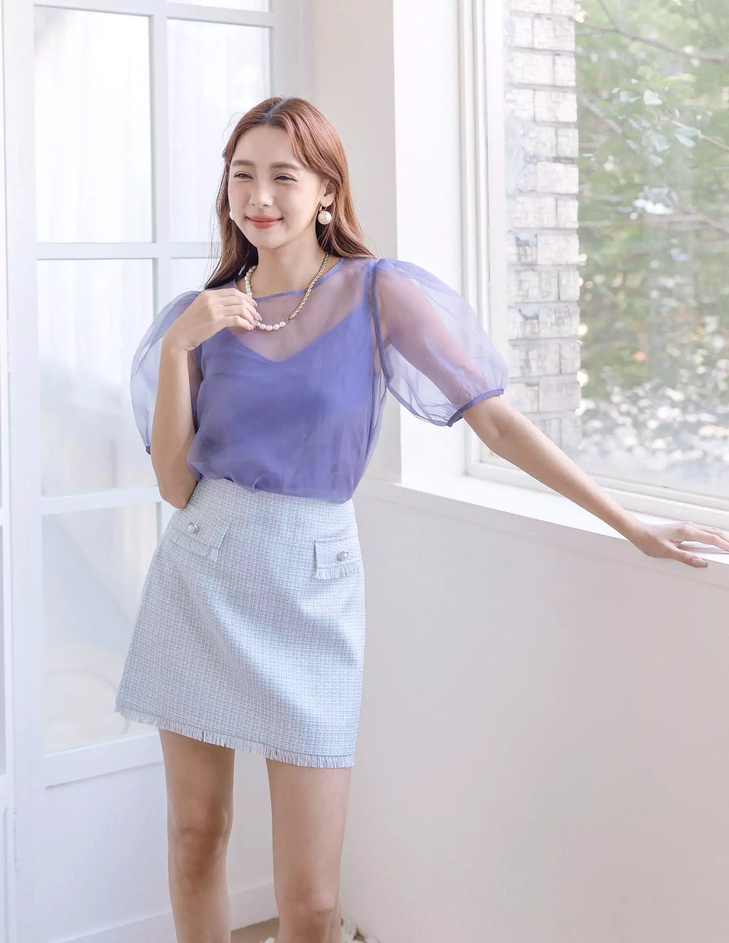 Blue Freda Skirt