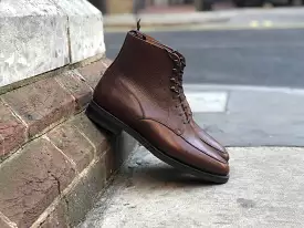 Bremerton MTO shoes with Brown Country Calf leather and TMG Last, featuring a Double City Rubber Sole.