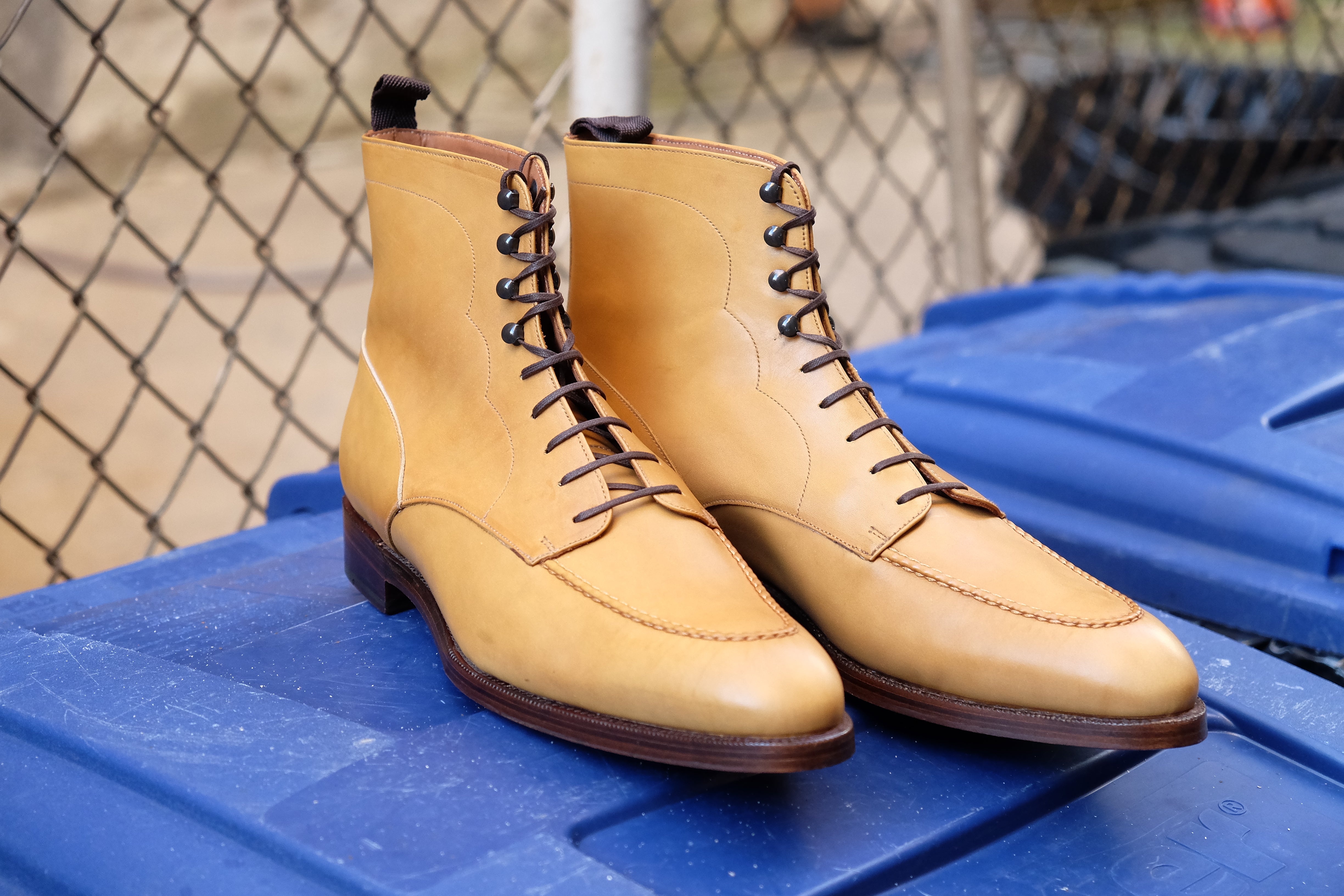 Bremerton MTO Unfinished Tan Calf NGT Last Double Leather Sole