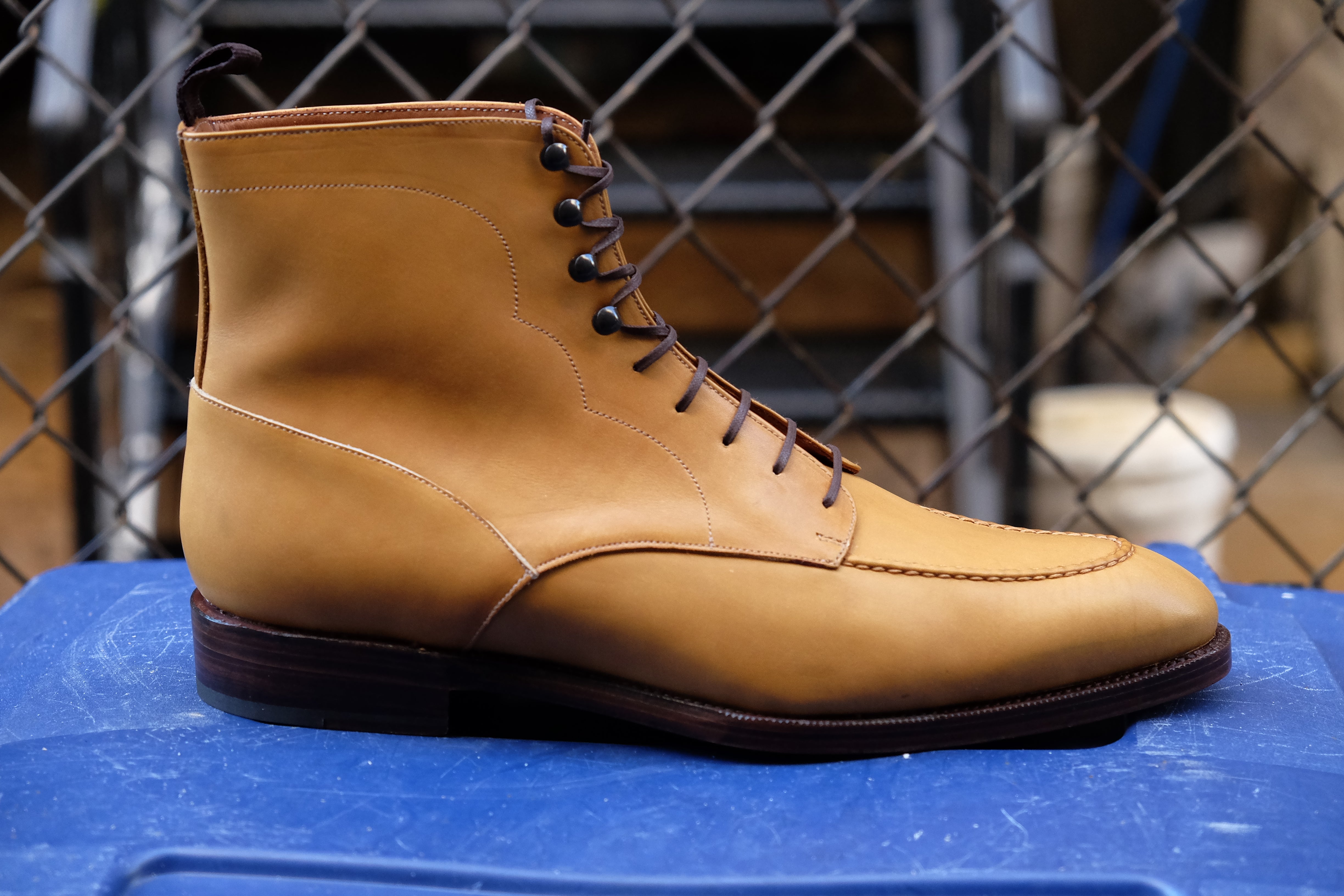 Bremerton MTO Unfinished Tan Calf NGT Last Double Leather Sole