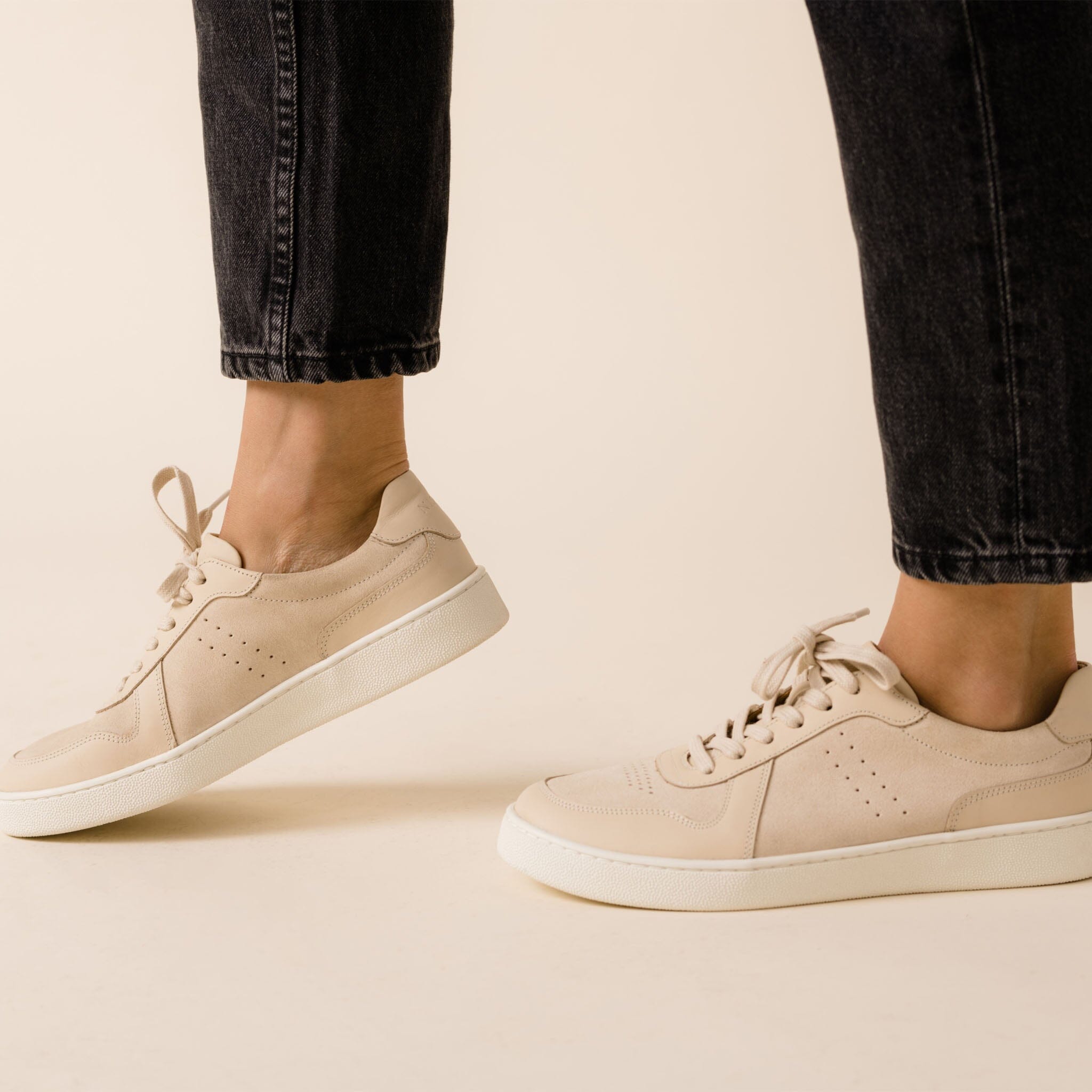 Bria Court Sneaker Bone