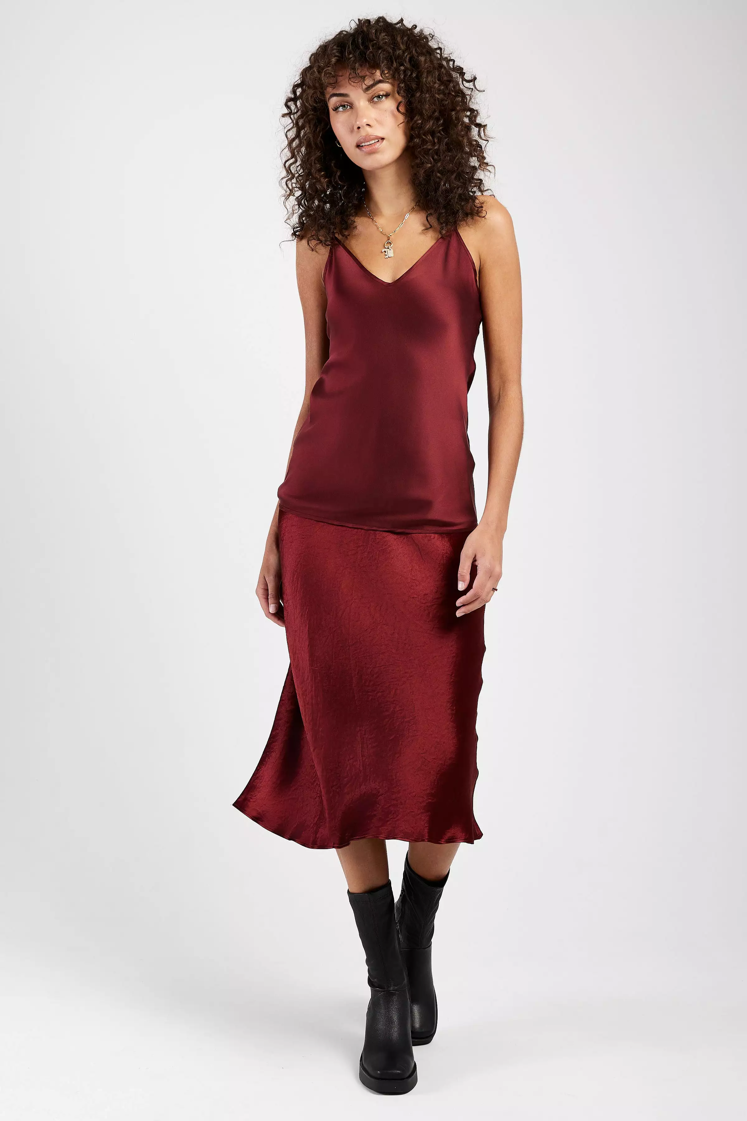 Brick Red Alessio Skirt