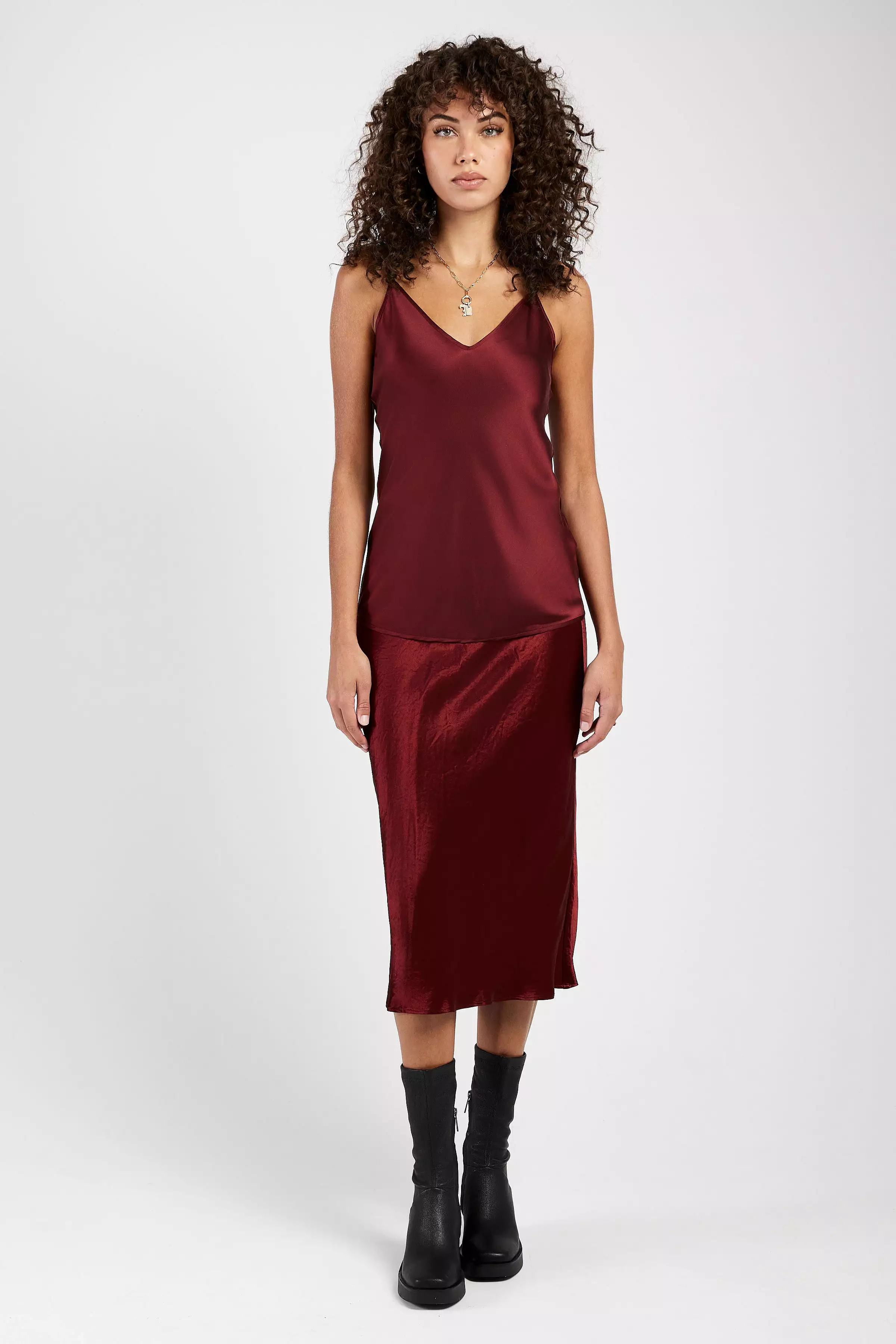 Brick Red Alessio Skirt