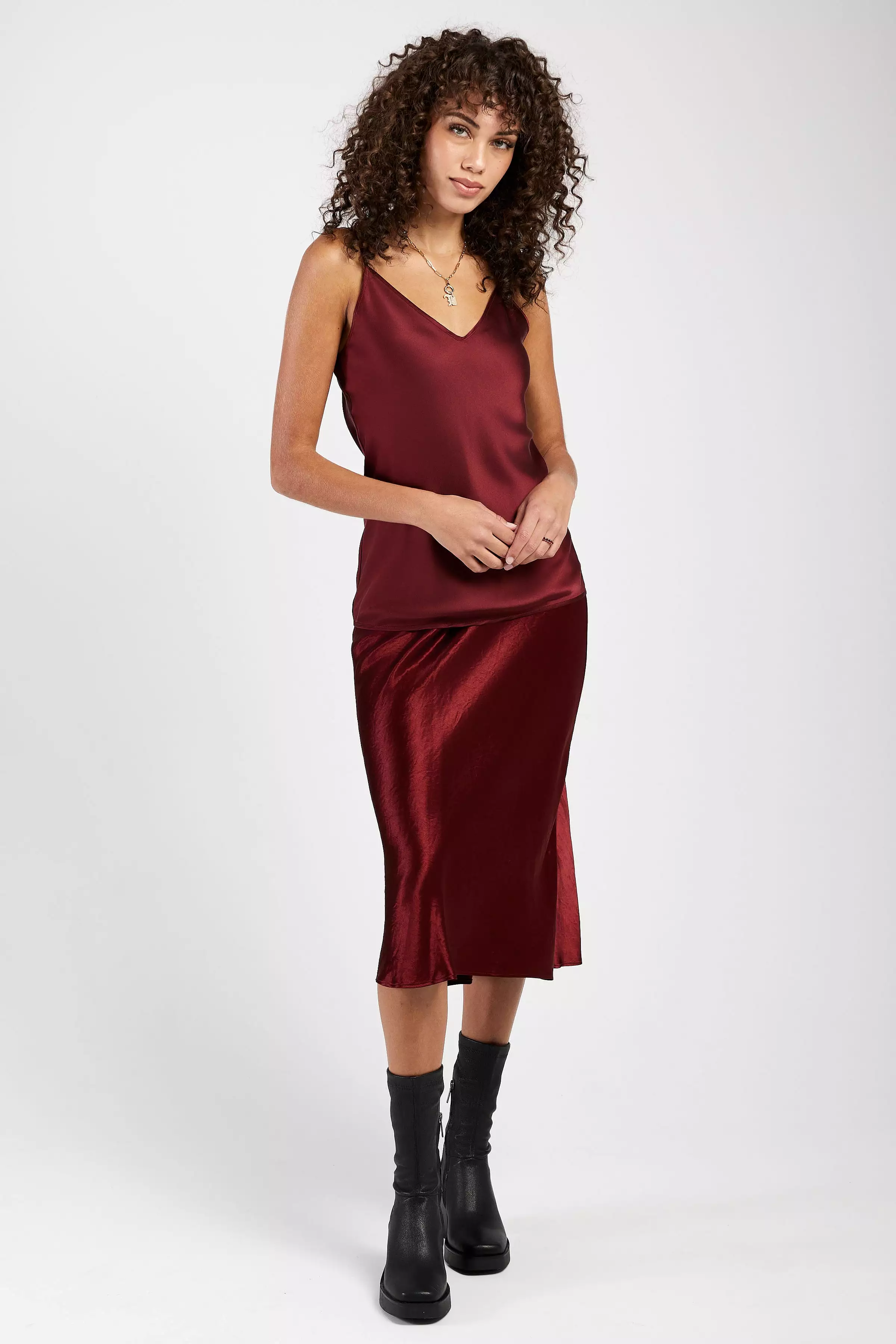 Brick Red Alessio Skirt