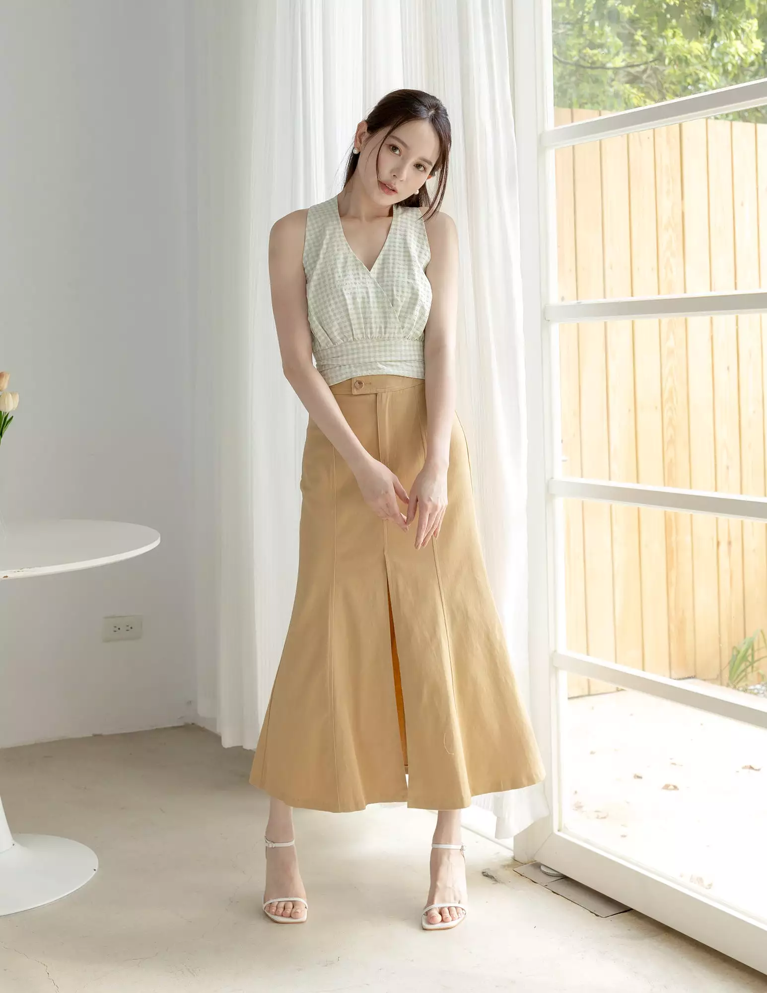 Camel-colored Elise Skirt - Available Now!