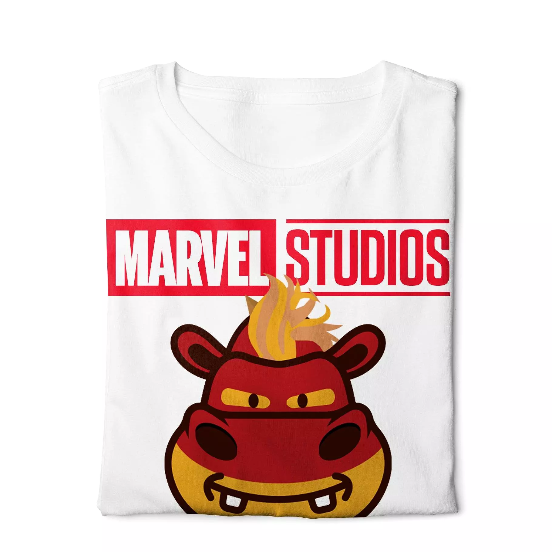 Captain Marvel X A Ravin Hippo T-shirt White