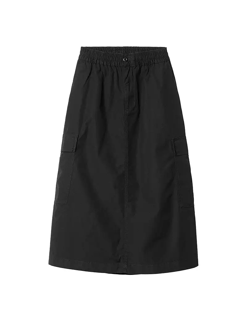 Carhartt WIP Women's Jet Cargo Skirt - Black Rinsed