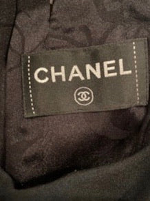 Chanel Black 11A 2011 Fall Halter Pleated Keyhole Dress Wool Satin US 6 - Buy Online