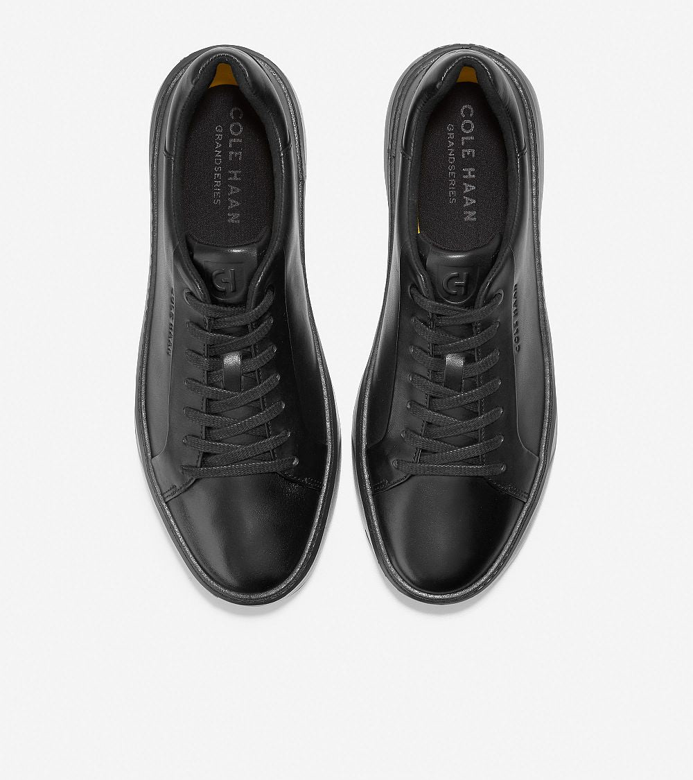 Cole Haan black leather Grandpro Topspin sneaker