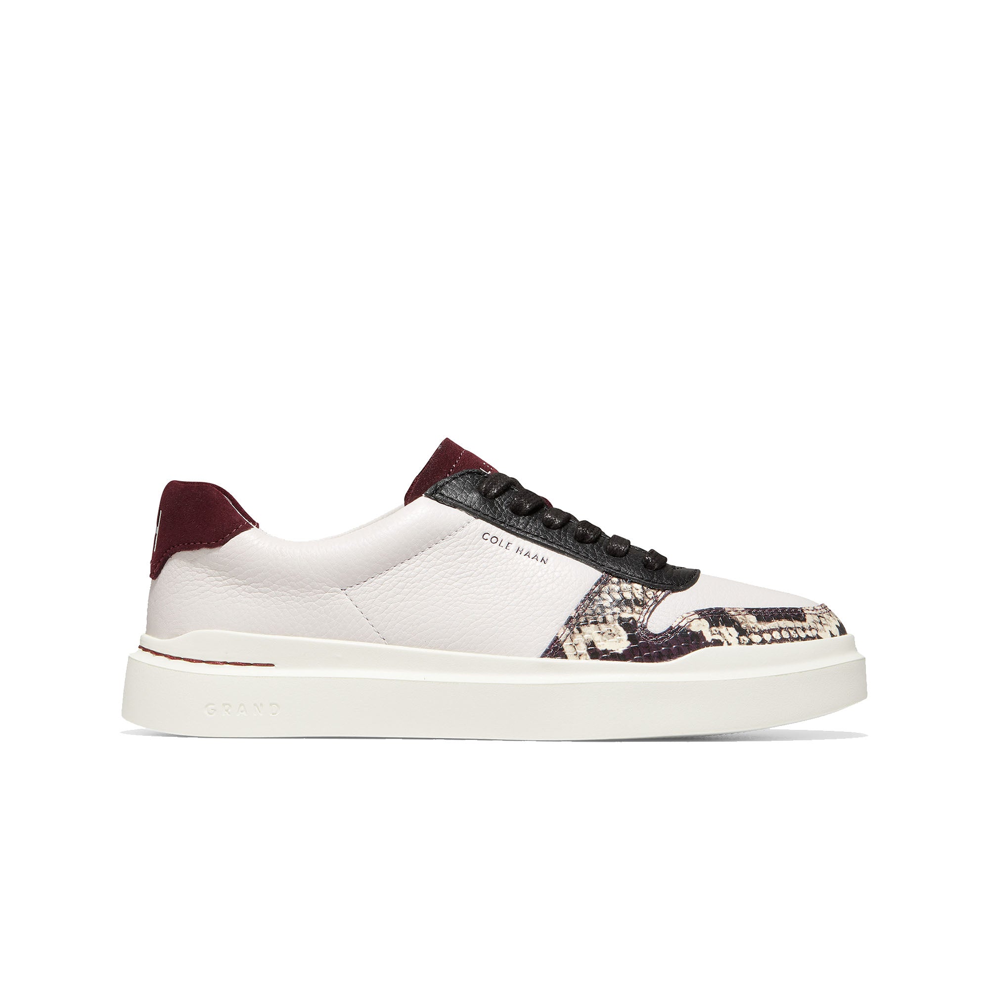 Cole Haan Rally Court Sneaker Black Garnet.