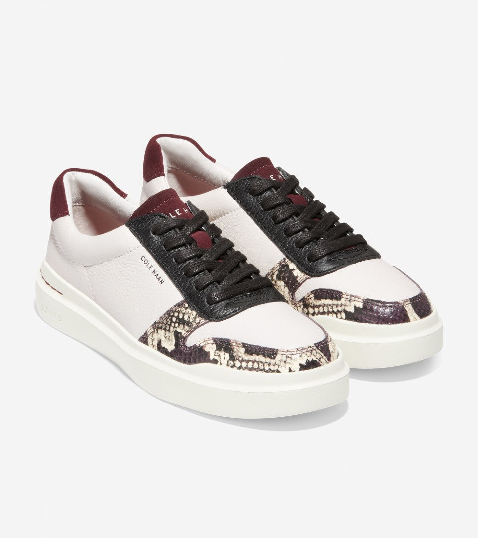 Cole Haan Rally Court Sneaker Black Garnet.