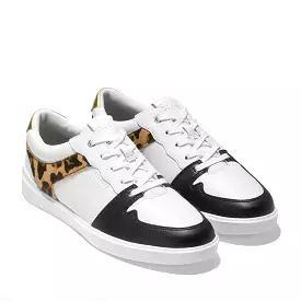 Cole Haan White Leopard Tennis Sneaker