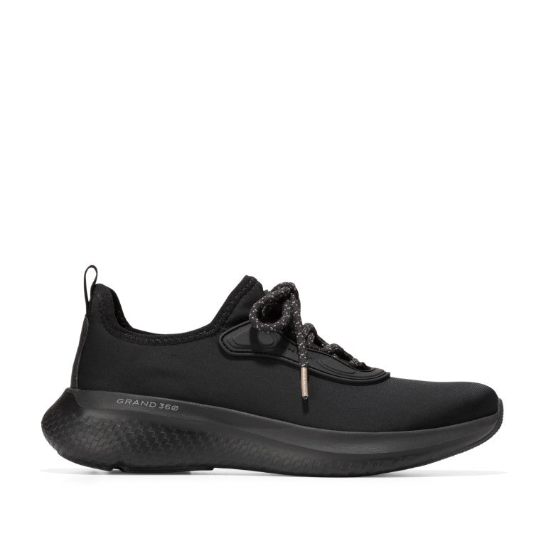 Cole Haan Zerogrand Changepace Laceup Sneaker - Black, Charcoal Gray, Yellow.