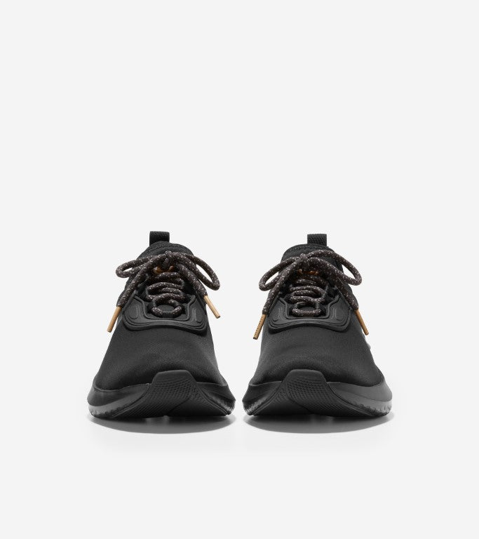 Cole Haan Zerogrand Changepace Laceup Sneaker - Black, Charcoal Gray, Yellow.