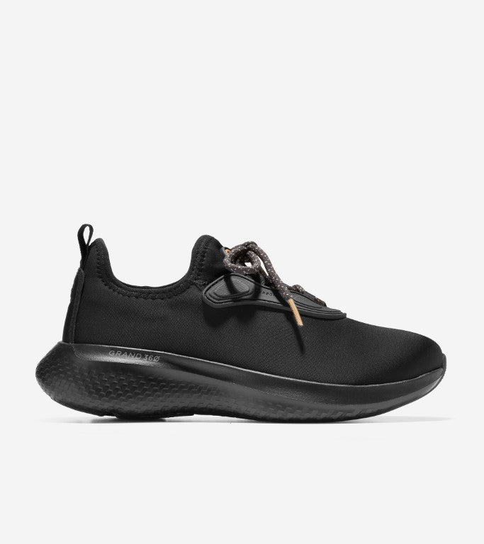 Cole Haan Zerogrand Changepace Laceup Sneaker - Black, Charcoal Gray, Yellow.