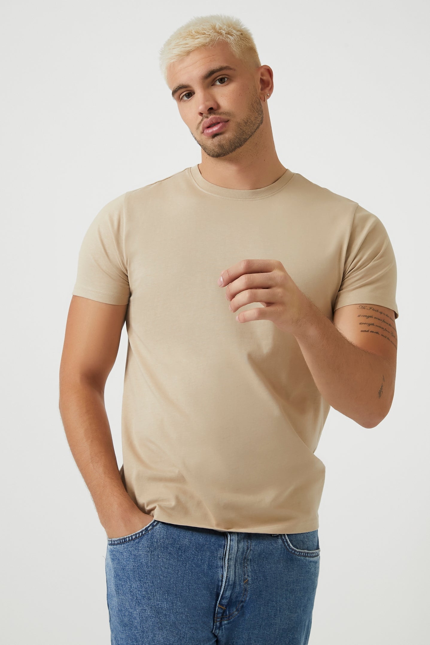 Cotton Crew Neck T-Shirt