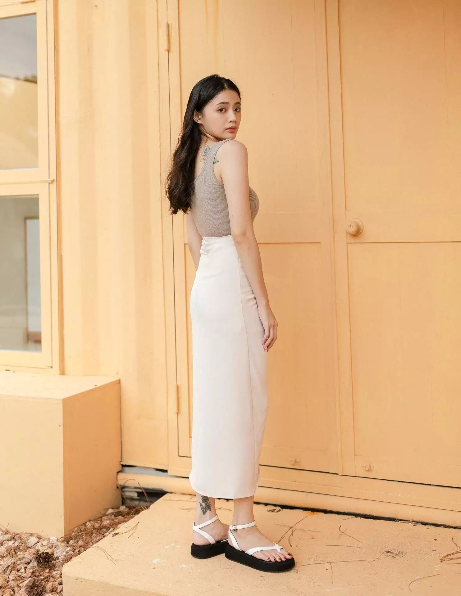 Cream Maribel Skirt