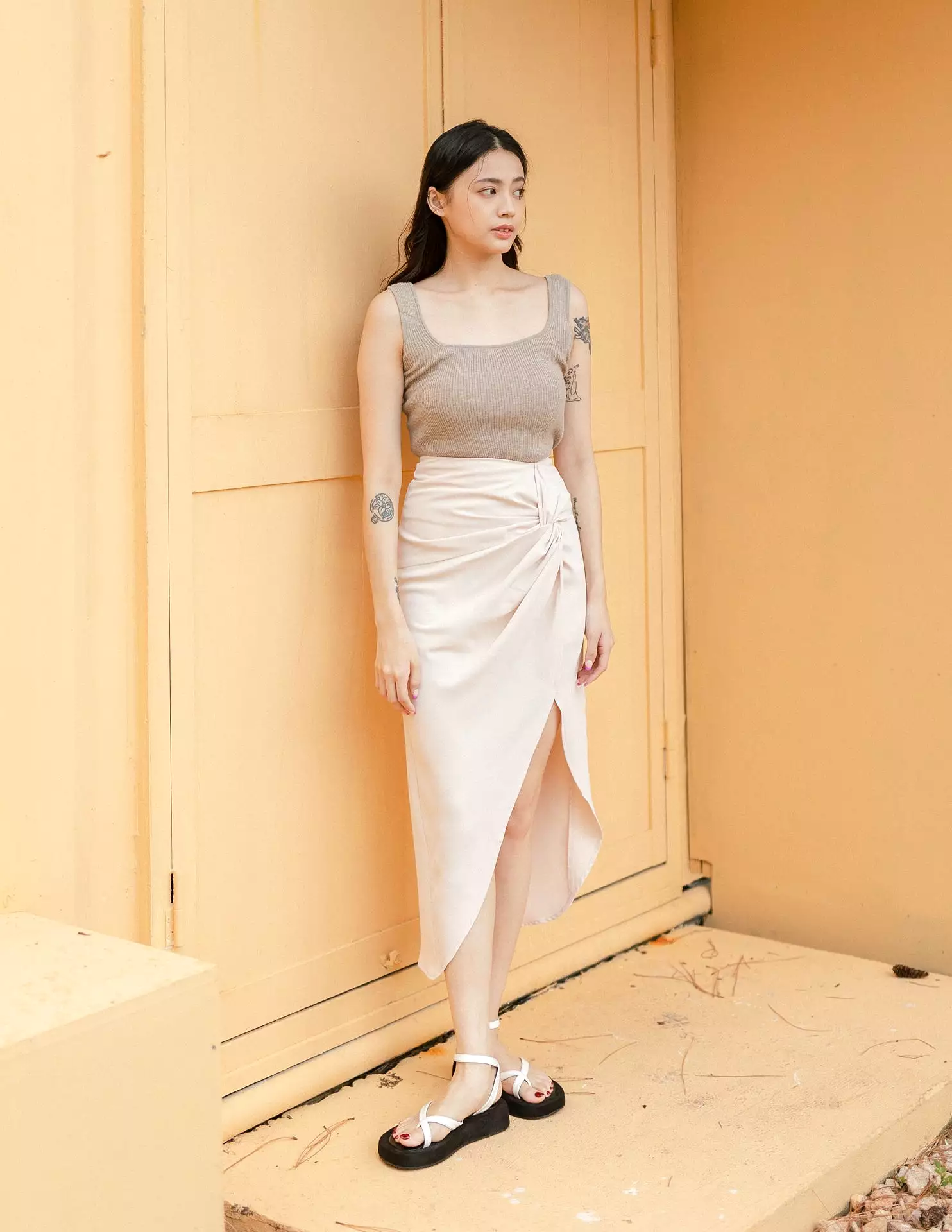 Cream Maribel Skirt