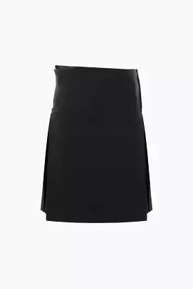 Cut Classic Kilt skirt, pleated, wool and cotton