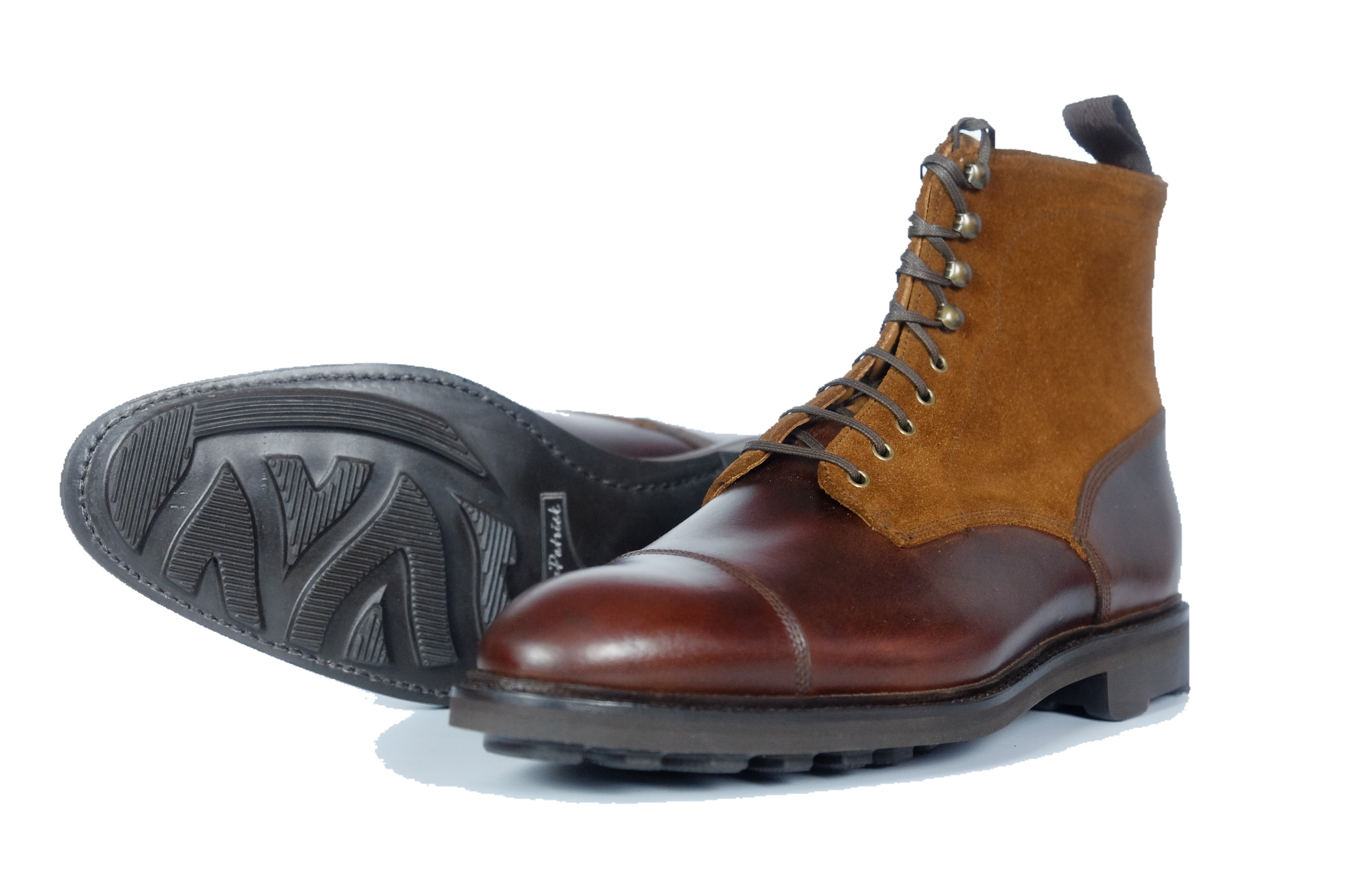 Delridge MTO Rugged Brown Snuff Suede NGT Last Double Rugged Rubber Sole Stormwelt - Buy now