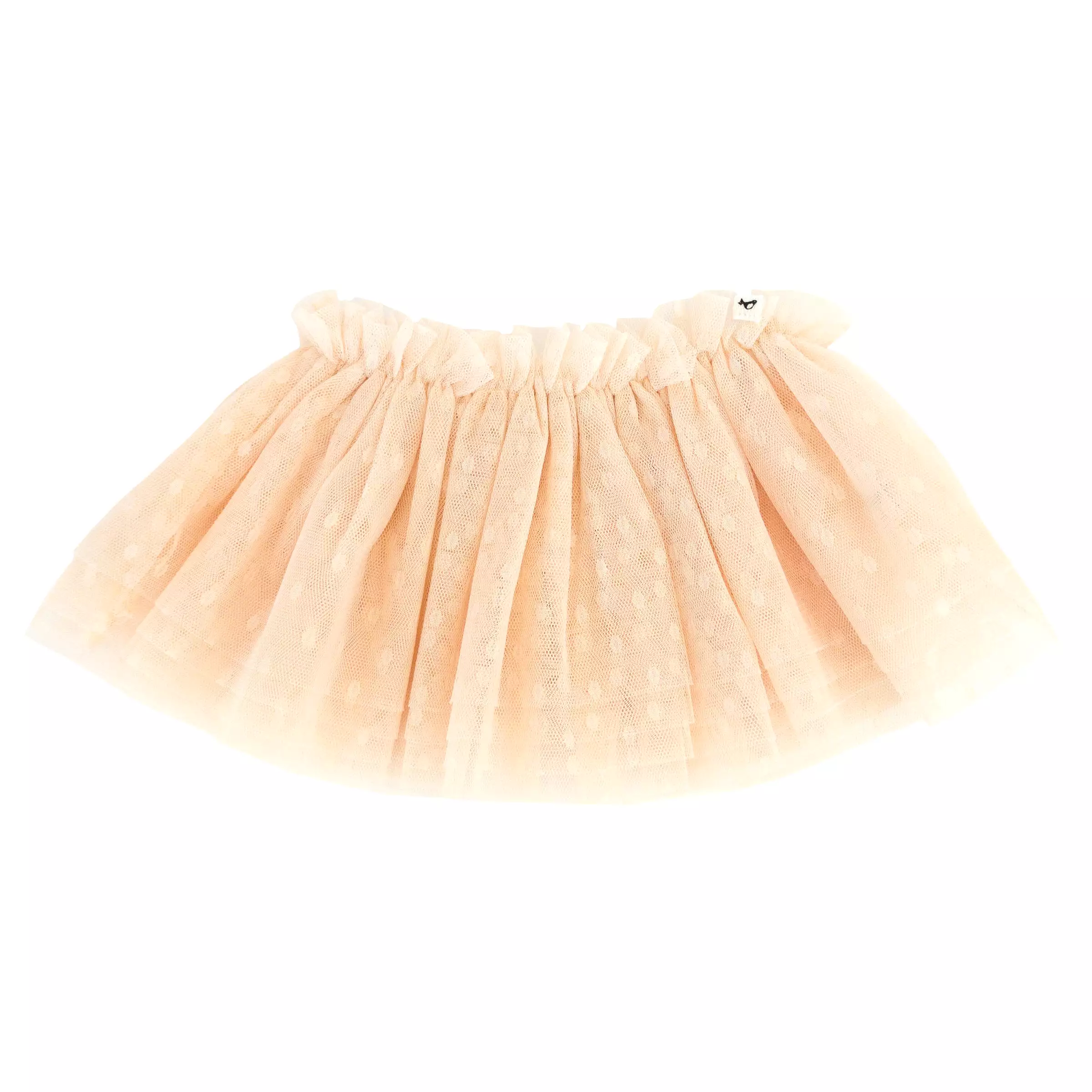 Dotted Mesh Frill Tutu Skirt - Natural, perfect for babies!