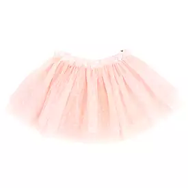 Dotted Mesh Frill Tutu Skirt - Pale Pink - Shop Now!