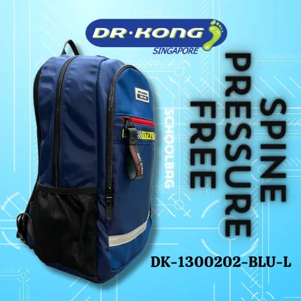 Dr. Kong backpacks in blue, size L - DK-1300202-BLU, priced at $119.90.