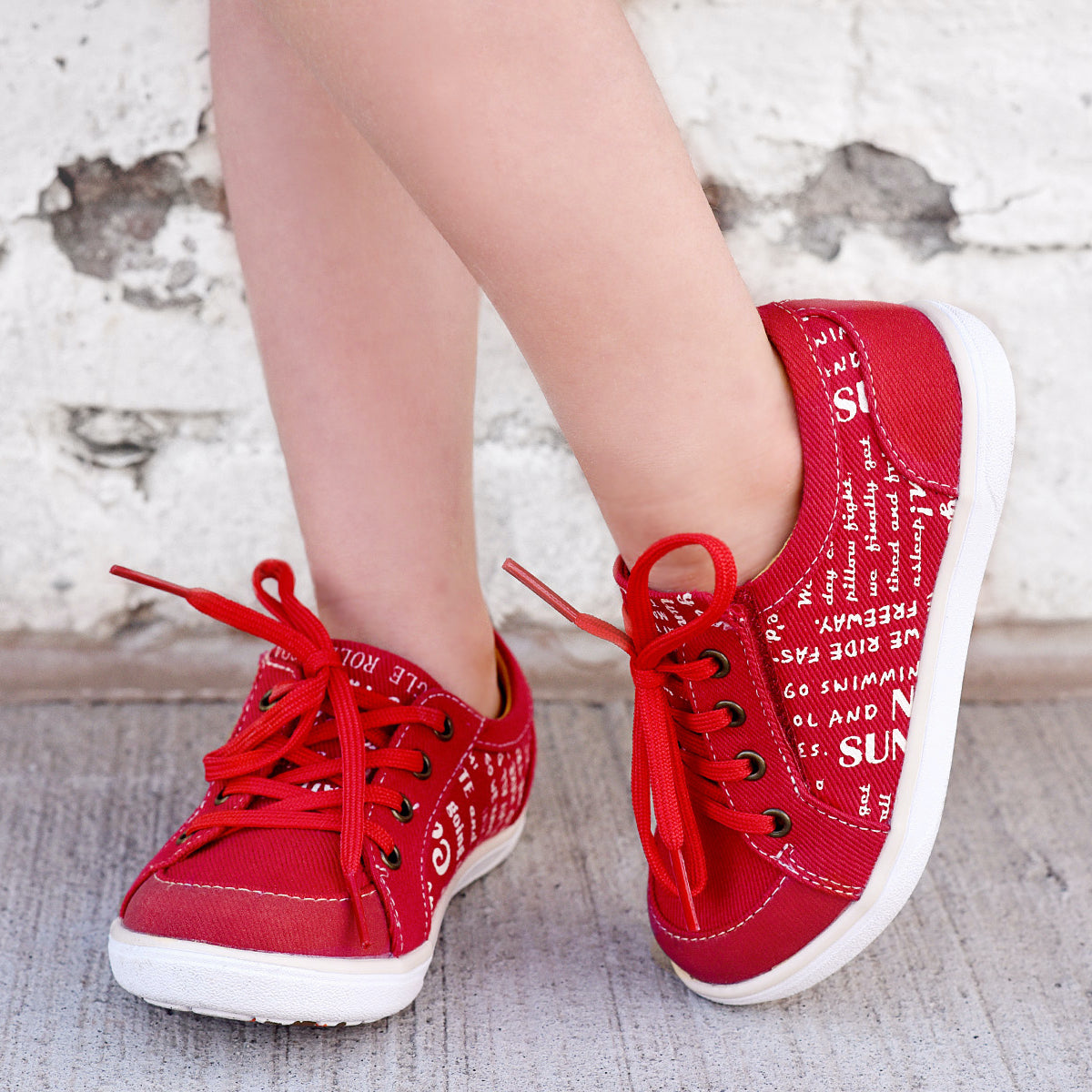 Ecological Red Sneaker by Reeve