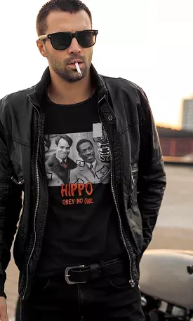 Eddie Murphy Hippo Retro T-shirt - Black