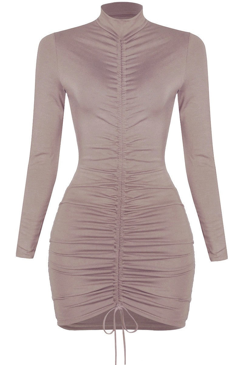 Eva Mini Dress - Taupe online shop