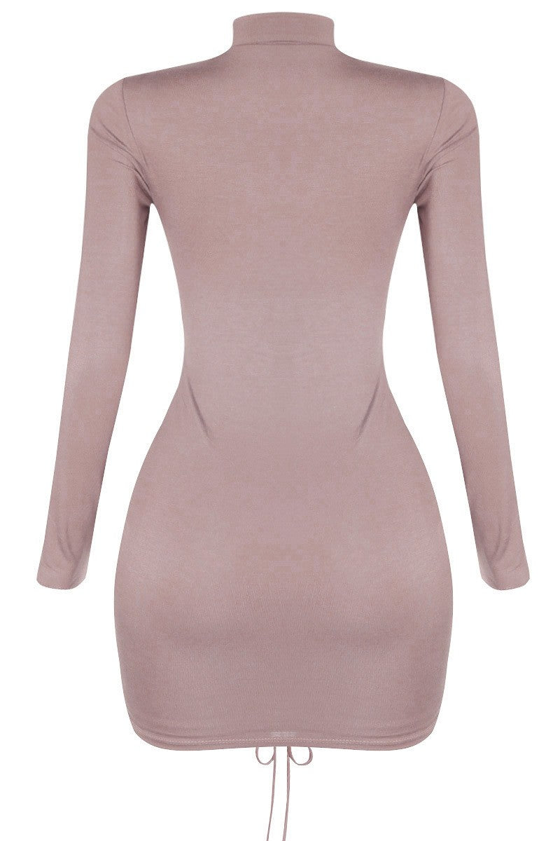 Eva Mini Dress - Taupe online shop