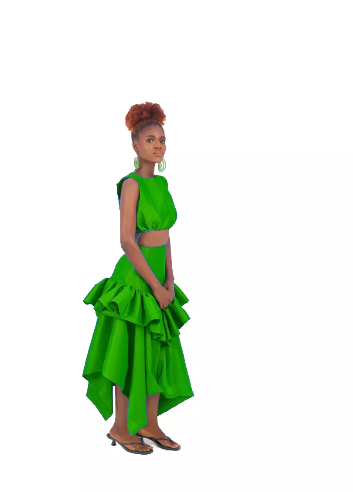 Fernweh Crop Top and Skirt Set - DESIREE IYAMA.