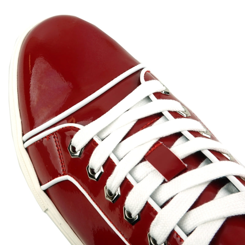 FI-2415 Red Patent Leather Sneaker - Buy Online | Limited Stock Available
