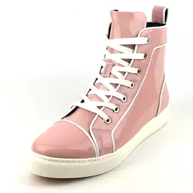 FI-2416 Pink Patent Leather High Top Sneaker becomes Pink Patent Leather High Top Sneaker FI-2416