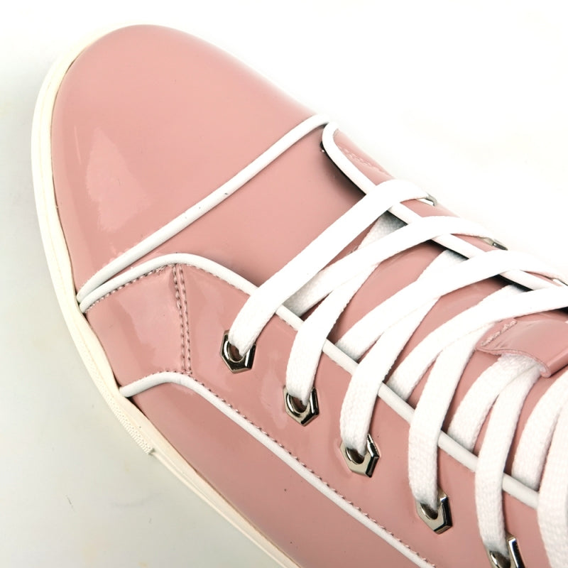 FI-2416 Pink Patent Leather High Top Sneaker becomes Pink Patent Leather High Top Sneaker FI-2416