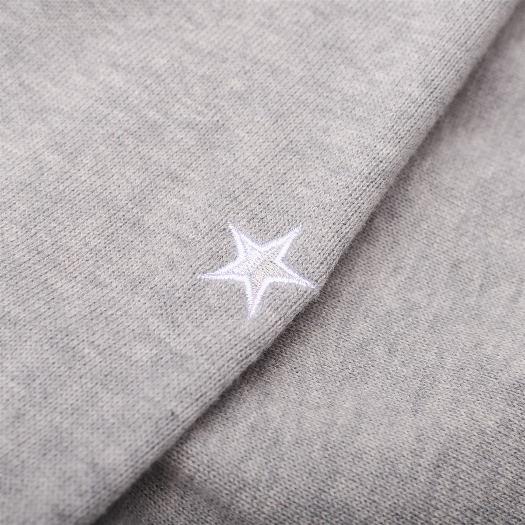 Fine Cut Polo LS Light Grey Melange